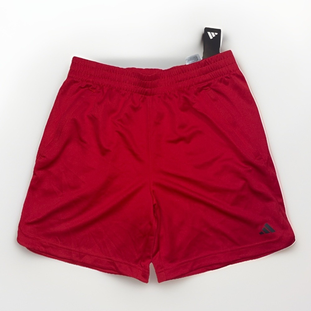 NEW Men's Adidas Axis 4.0 Knit Shorts Regular Fit - Size Medium - Power Red Ye27